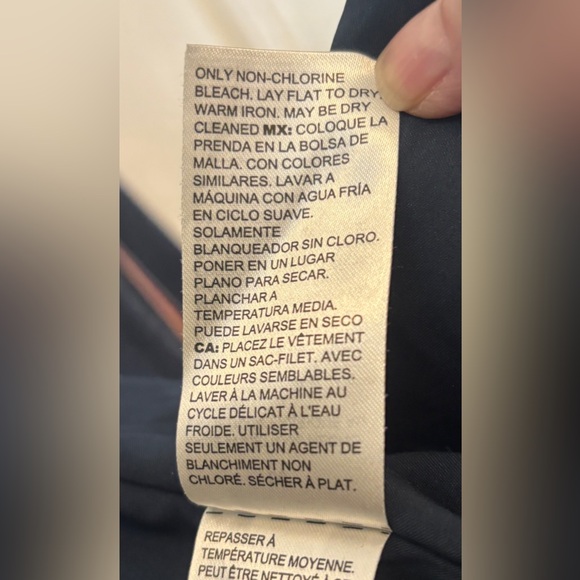 Chico’s nvy & burg stripe military blzr WM 00 (WM 2-4) southwest festival - Picture 10 of 11